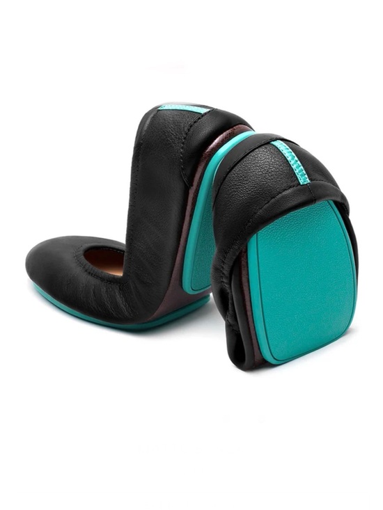 Tieks Shoes - Tieks Black Leather Ballet Flats Size 9
